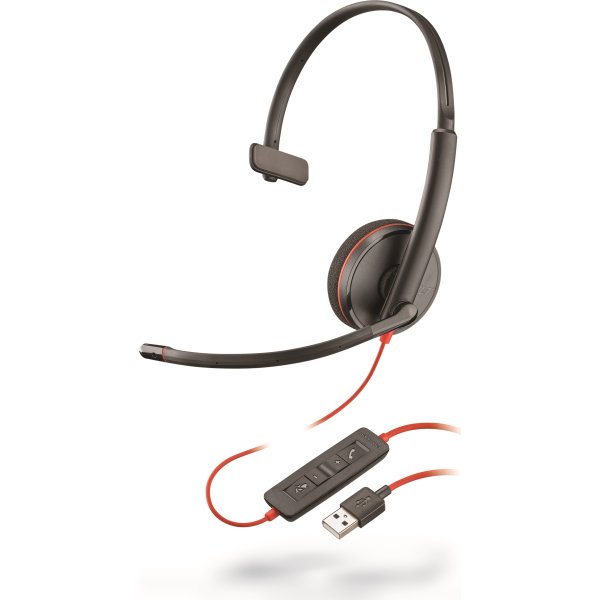 Headset HP Blackwire 3210 USB-A Mono Svart