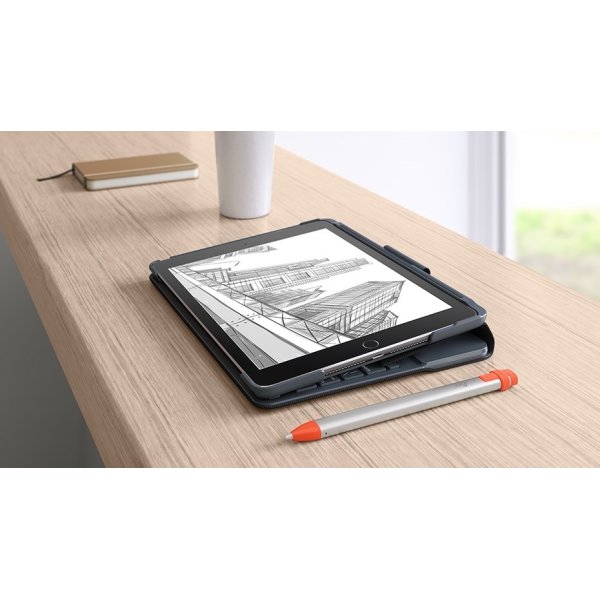 Surfplattefodral Logitech Slim Folio Tangentbord i