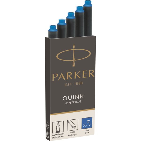 Parker Quink Refill | Reservoarpenna | R.Blue 5 st