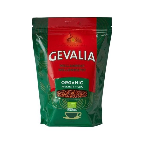 Kaffe GEVALIA snabbkaffe Organic 150g Lomax.se