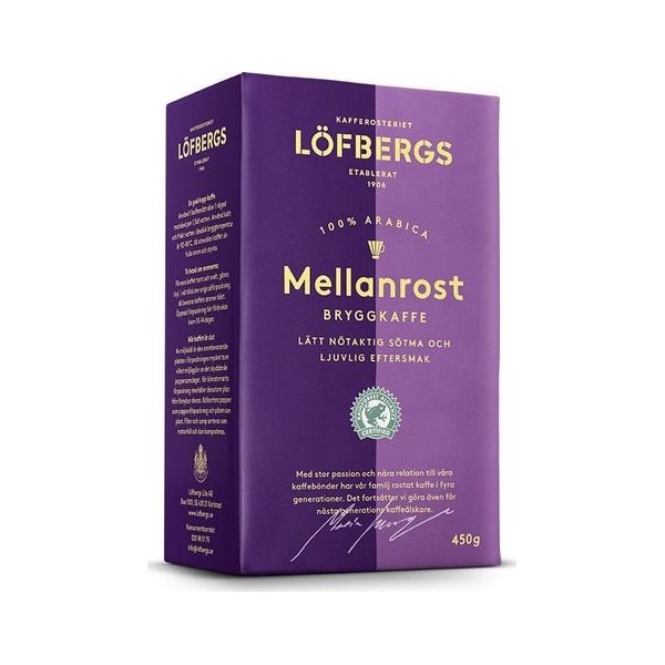 Löfbergs bryggkaffe mellanrost | 450 g