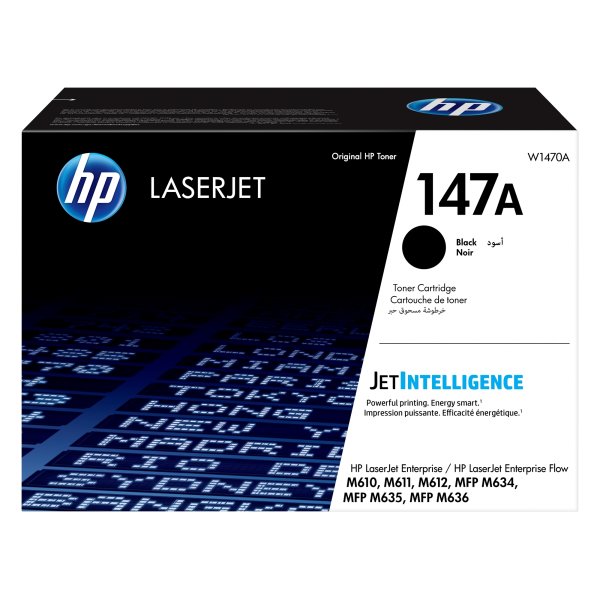 HP nr 147A LaserJet lasertoner, svart