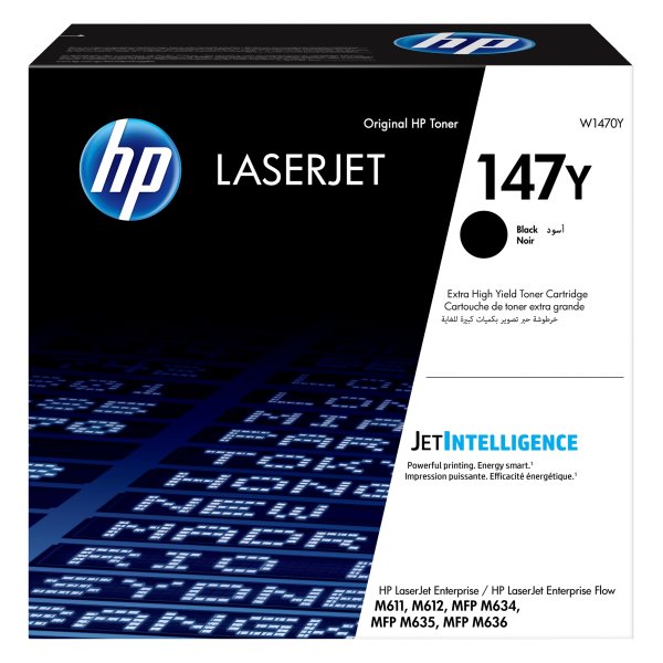 HP nr 147Y LaserJet lasertoner, svart