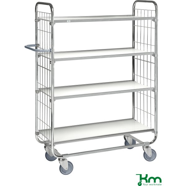 Plockvagn 4 hyllor, 1395x470x1590 mm, 250 kg