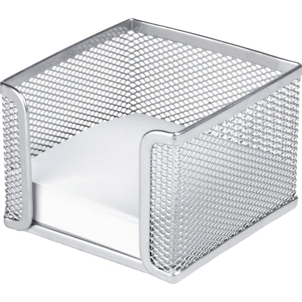 Office fyrkantig blockask, silver