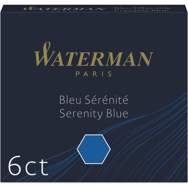 Waterman INT Refill K Reservoarpenna Blå | 6 st