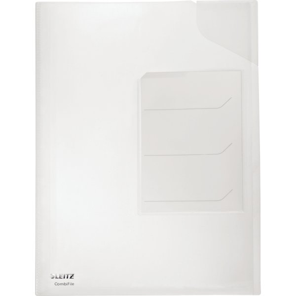 Leitz CombiFile chartek, med 3 rum, klar, (3stk)