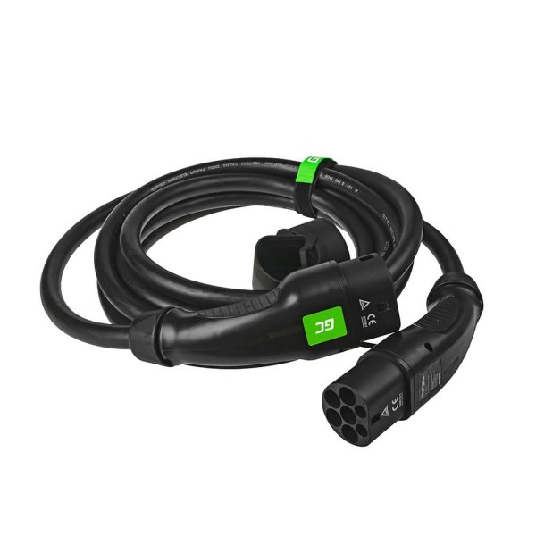 Laddkabel till elbil GREENCELL EV07 22 kW 5 m