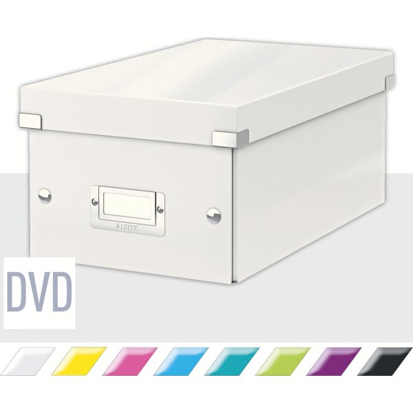 Leitz Click & Store DVD-låda, vit