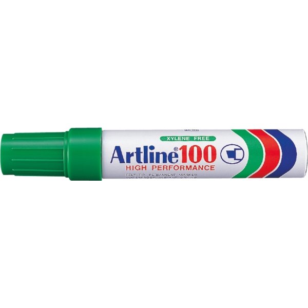 Artline EK100 permanent märkpenna, grön