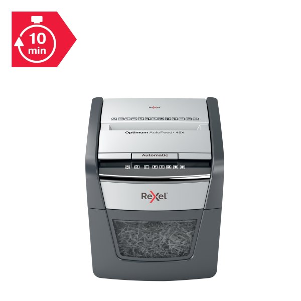 Rexel Optimum AutoFeed+ 45X dokumentförstörare