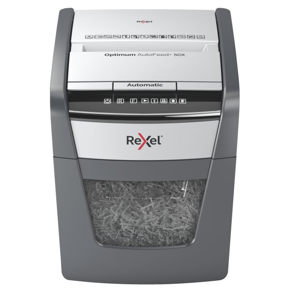 Rexel Optimum AutoFeed+ 50X Dokumentförstörare