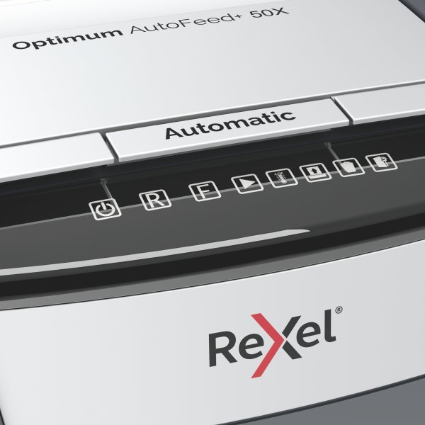 Rexel Optimum AutoFeed+ 50X Dokumentförstörare