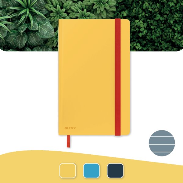 Leitz Cosy Anteckningsbok | A5 | Linjerad | Gul