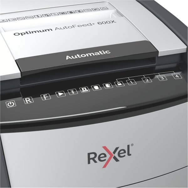 Rexel Optimum AutoFeed+ 600X Dokumentförstörare