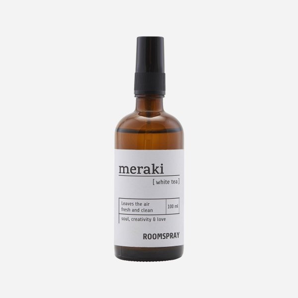 Meraki Roomspray, White Tea, 100 ml