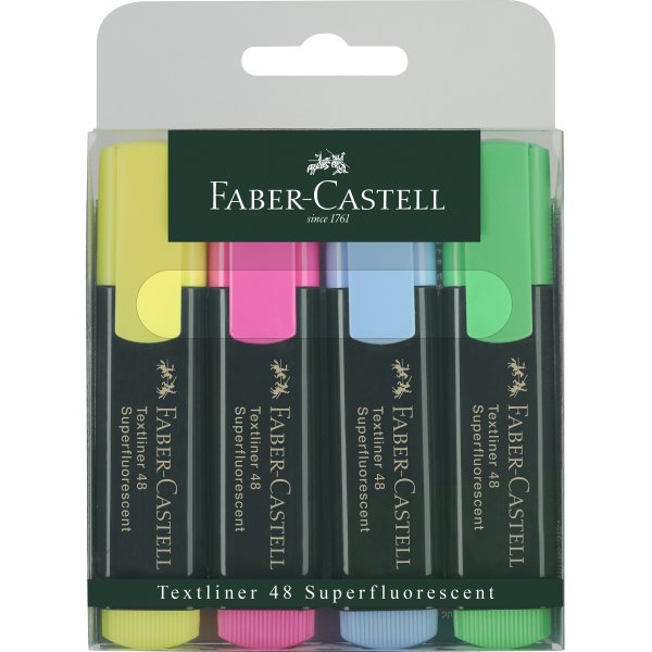 Faber-Castell Textliner, 4 st.