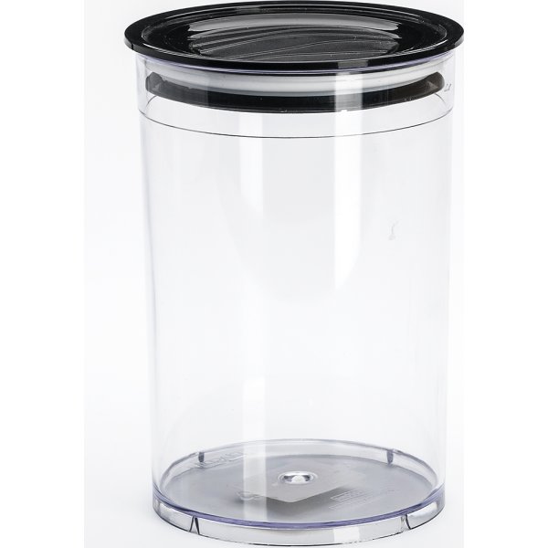 Rund burk | Med tätslutande lock | 1 l
