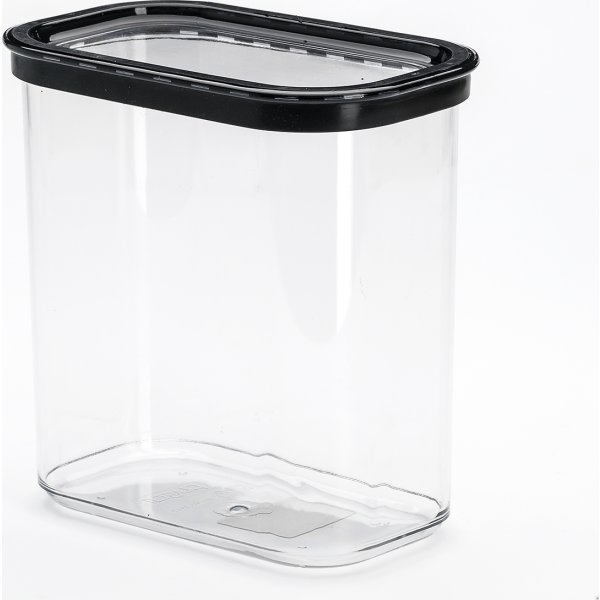 Fyrkantig burk | Med tätslutande lock | 1,8 l