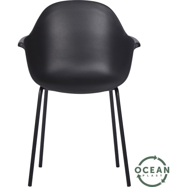 Ocean trädgårdsstol, svart