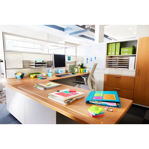 Post-it Z-Notes 76 x 76 mm, neon regnbue