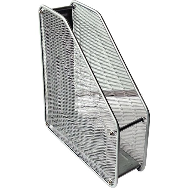 Office tidningsställ, aluminium/silver