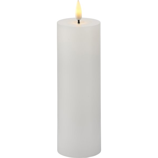Sille Exclusive LED Ljus, Ø5 x H15 cm, Vit