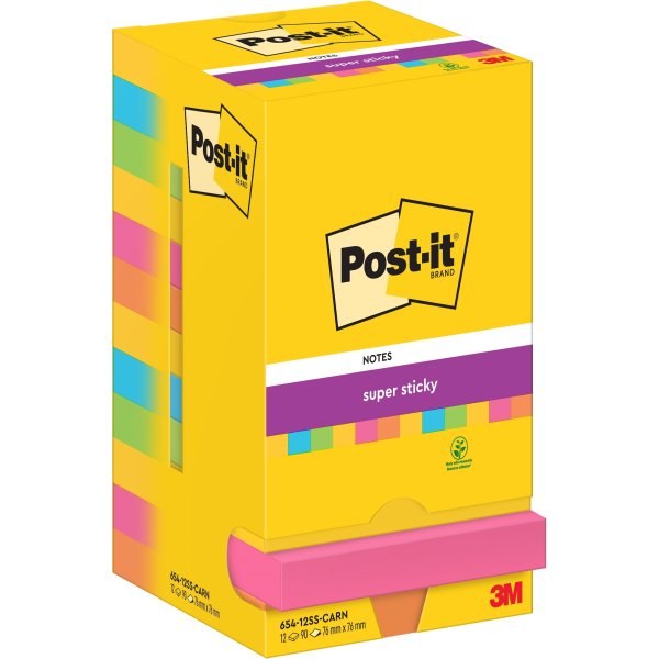 Post-it Super Sticky Notes 76x76mm, Rio de Janeiro