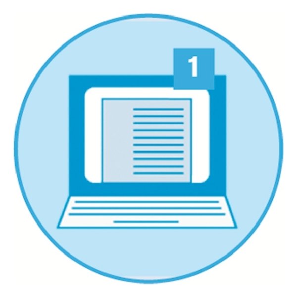 Register Esselte Maxi A4 1-12 För utskrifter