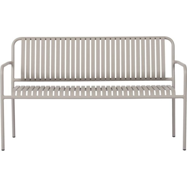 Stella Trädgårdsbänk 140x56cm, grå