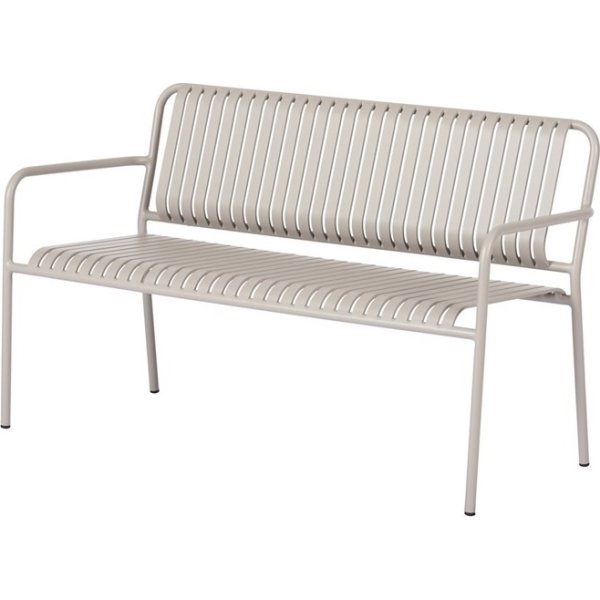 Stella Trädgårdsbänk 140x56cm, grå