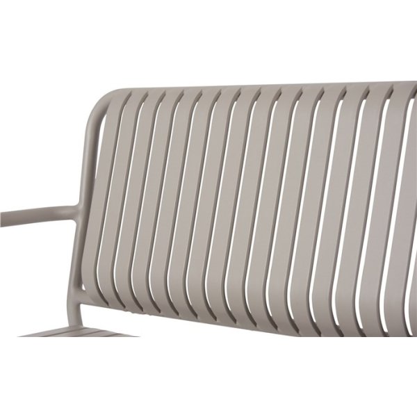 Stella Trädgårdsbänk 140x56cm, grå