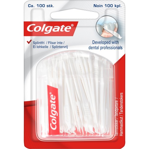 Colgate tandpetare Plast 100 stycken