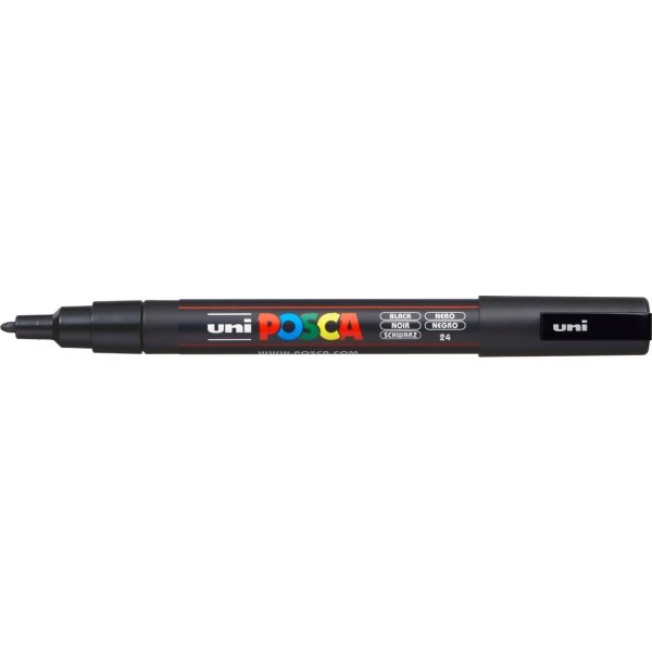 Posca Marker | PC-3M | F | 1,3 mm | Svart