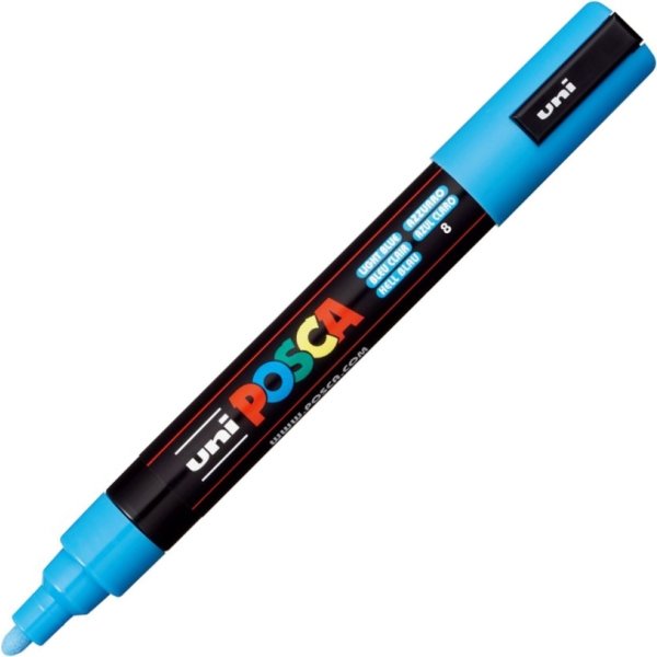 Posca Marker | PC-5M | M | 2,5 mm | Ljusblå