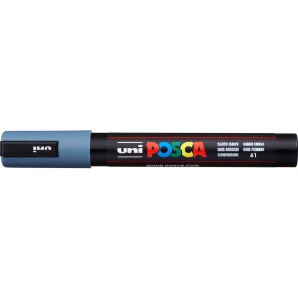 Posca Marker | PC-5M | M | 2,5 mm | Skiffergrå