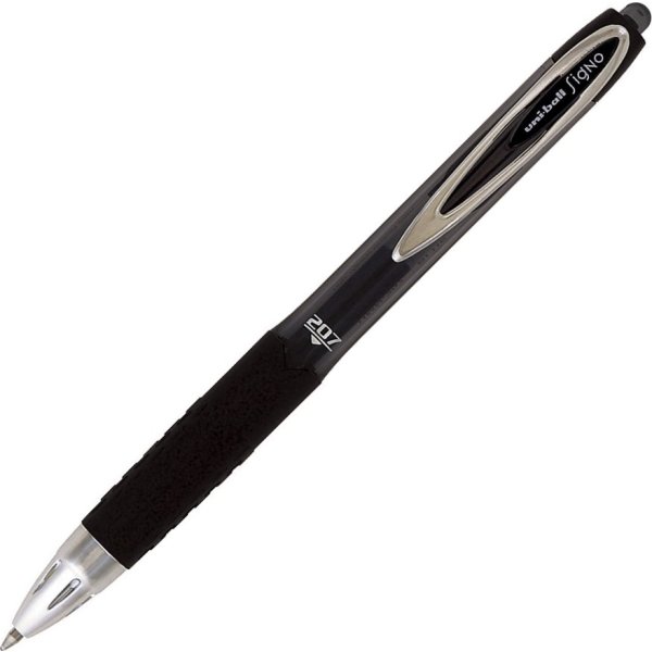 Uni-ball UMN-207 gelpen, fine, sort