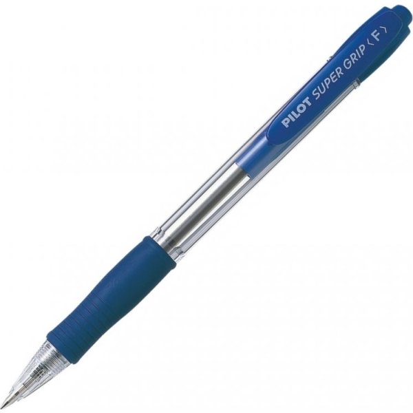 Pilot Super Grip kulspetspenna, fine, blå