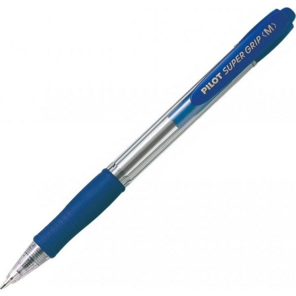 Pilot Super Grip kulspetspenna, medium, blå
