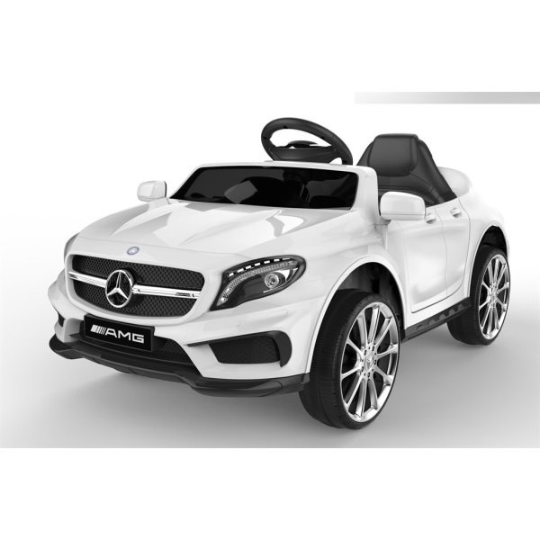 Eldriven Mercedes AMG GLA45 barnbil, 12V, vit