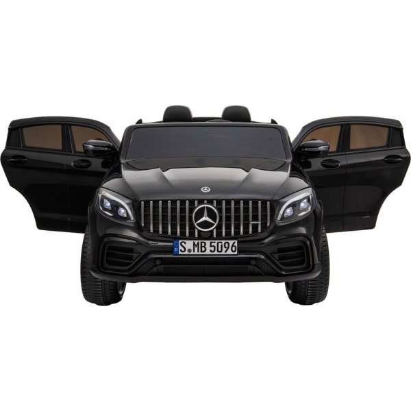 Eldriven Mercedes GLC 63S Coupe barnbil, svart