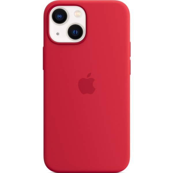 Apple iPhone 13 Plus silikonskal, röd