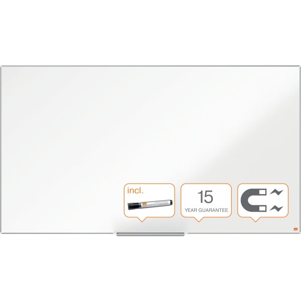 Widescreen Whiteboard Nobo NanoClean i vitt 70"