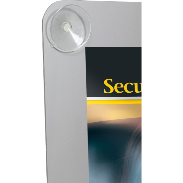 Securit Window Affischram | A4 | Svart
