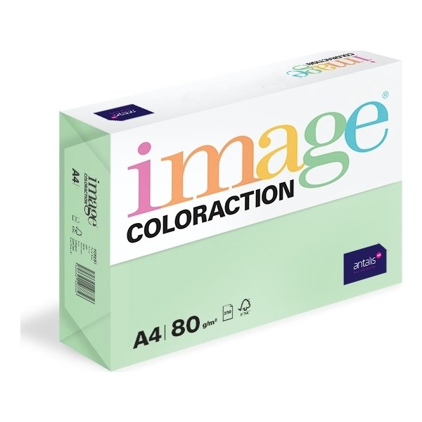 Image Coloraction A4, 80g, 500ark, enggrøn