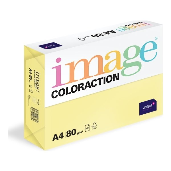 Image Coloraction A4 80 g | 500 ark | Svavelgul