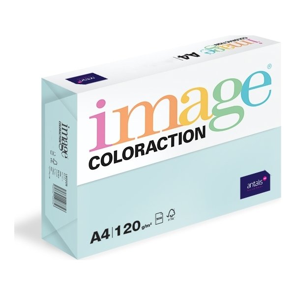 Image Coloraction A4 120 g | 250 ark | Azurblå