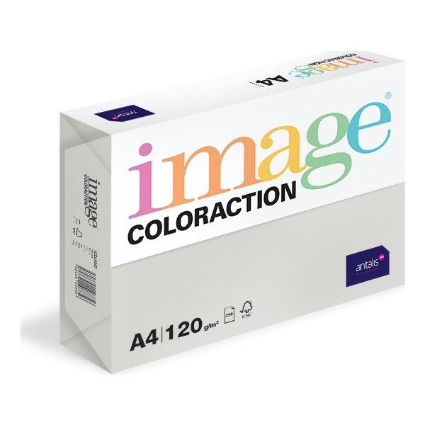Image Coloraction A4, 120g, 250ark, grå