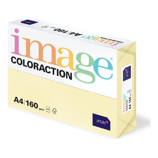 Image Coloraction A4, 160g, 250ark, majsgul
