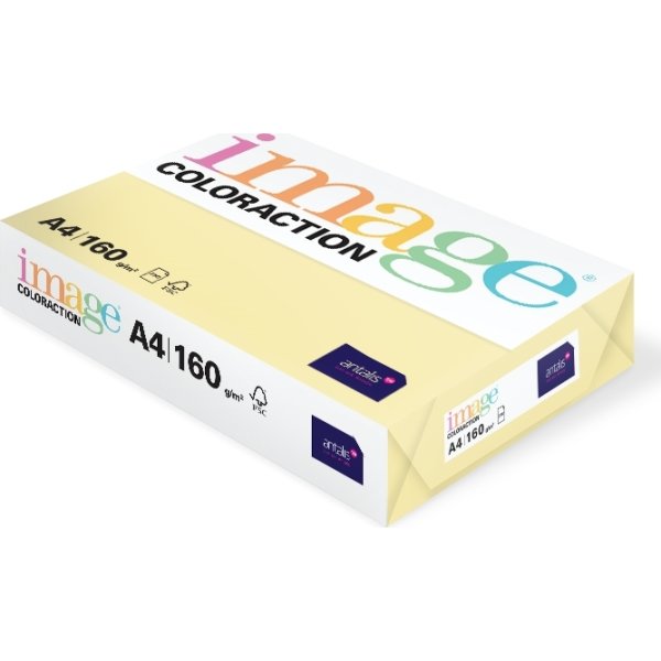 Image Coloraction A4, 160g, 250ark, majsgul